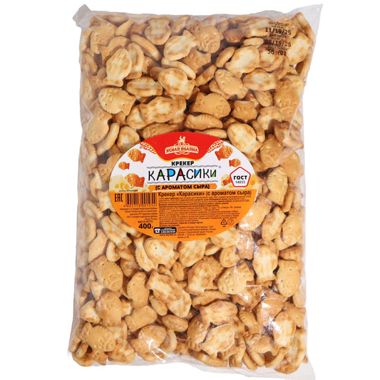 Yasnaya Polyana Karasiki Cheese Flavor Crackers, 14.11oz
