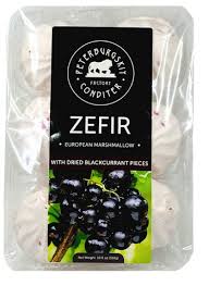 Zefir w/ Dried Blackcurrant Pieces, 310g