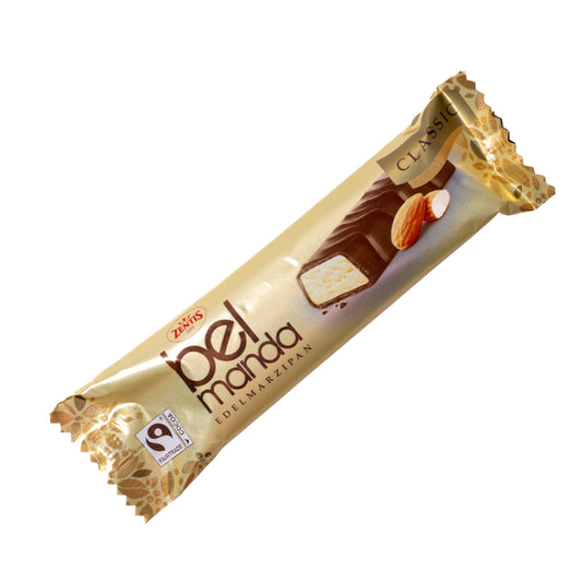 Zentis Belmanda Classic Chocolate-Covered Marzipan Bar, 1.41oz