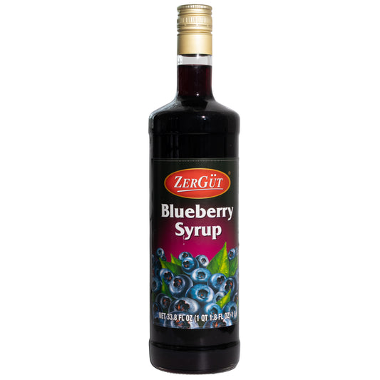 Zergut Blueberry Syrup, 33.8 fl oz