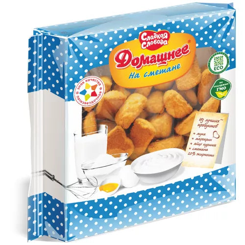 pack of Butter Cookies w/ Sour Cream, 450g