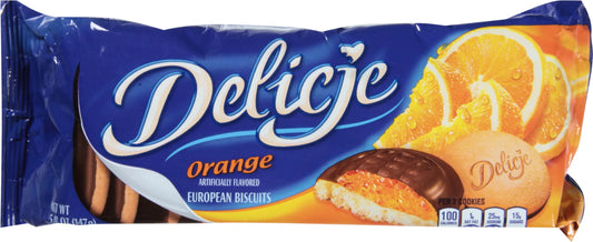 Delicje Orange Jelly Biscuits, 147g pack