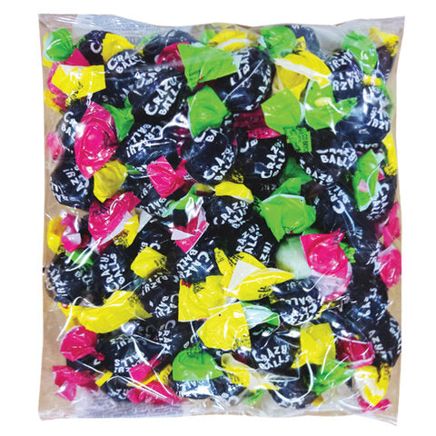 pack of Crazy Balls Caramel Candy w/ Apple, Lemon & Pomegranate Flavor, 500
