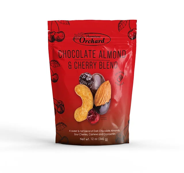 Смесь шоколада Premium Orchard с миндалем и вишней, 340 г