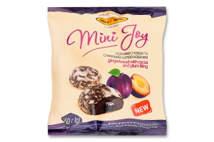 Mini Joy Cocoa Gingerbread w/ Plum Filling, 250g