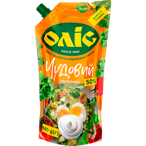 pack of Olis Delicious Mayonnaise 50%, 560g