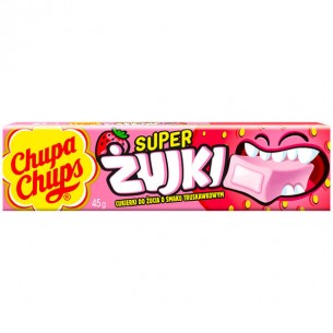 Chupa Chups Strawberry Zujki Gum, 45g