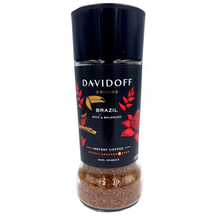 Davidoff Brazil Instant Coffee Rich & Balanced, 100g