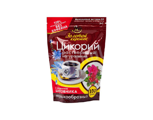 pack of Zolotoy Koreshok Chicory w/ Rosehips Tea, 100g