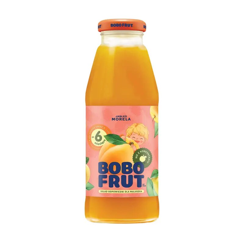 BoboFrut Apricto Apple Nectar Juice, 300ml