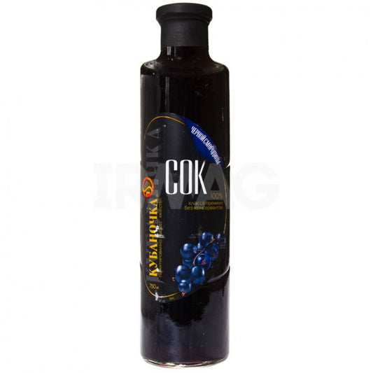 Kubanochka Blackcurrant Juice, 750ml