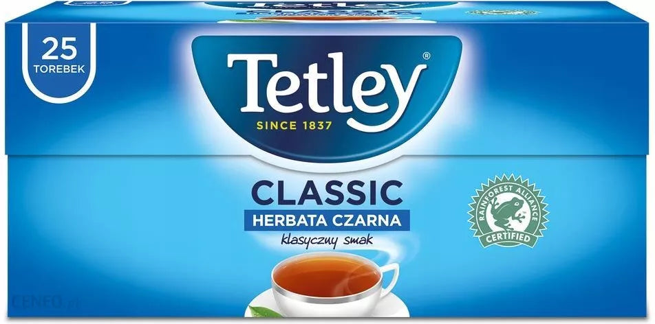 Чай Tetley классический черный, 25 ТБ