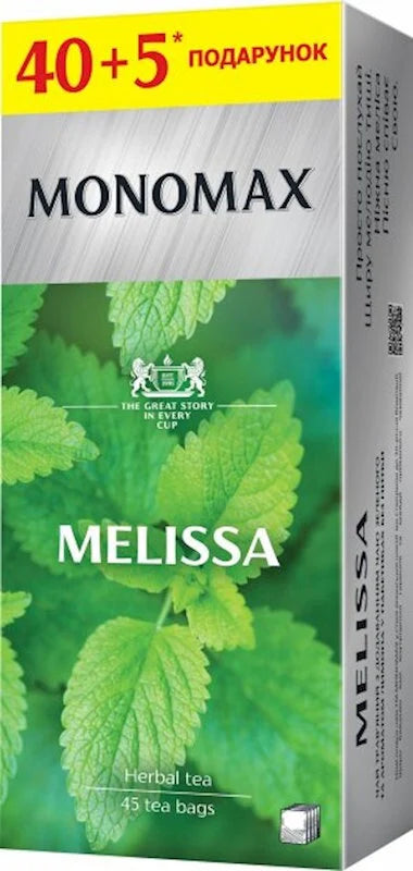 Зеленый чай Мономакс Мелисса, 45 ТБ