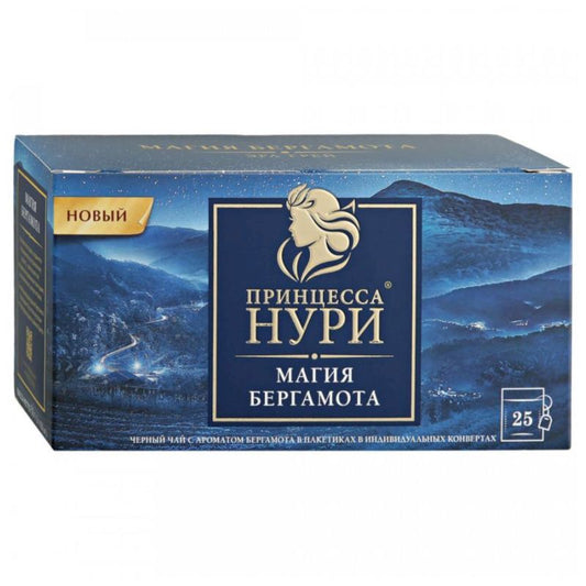 box of Princess Nyri Earl Grey Tea, 25TB