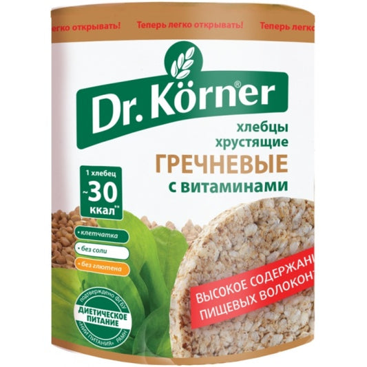 Dr. Korner "Buckwheat w/ Vitamins" Crispbread, 100g