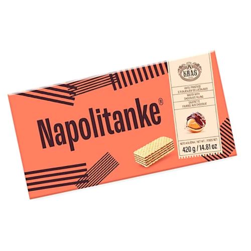 pack of Napolitanke Hazelnut Wafers, 327g