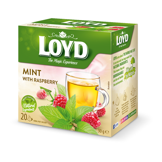 pack of Loyd Mint w/ Raspberry Tea, 20TB