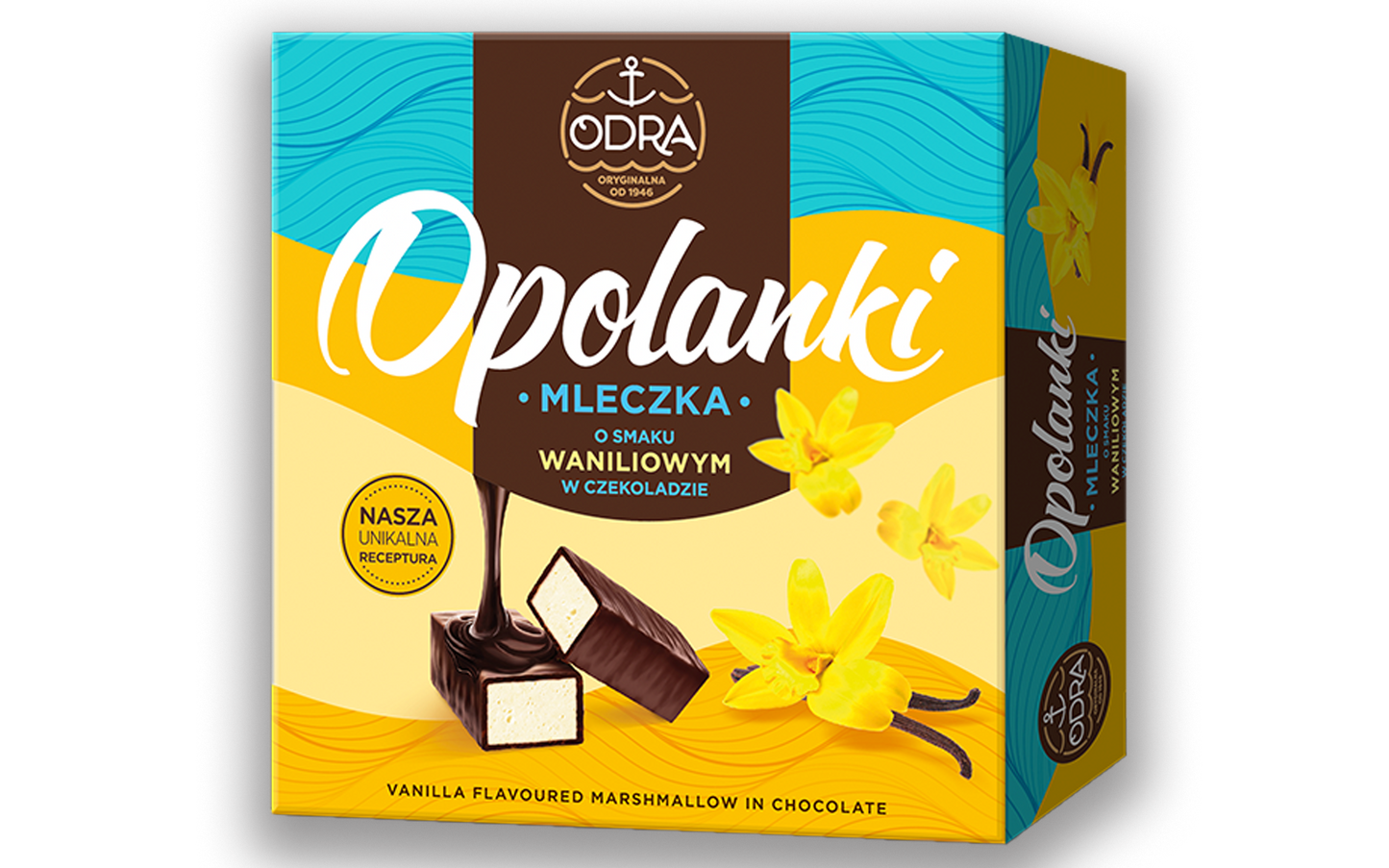 pack of Vanilla Flavored Marshmallow in Chocolate, 400g