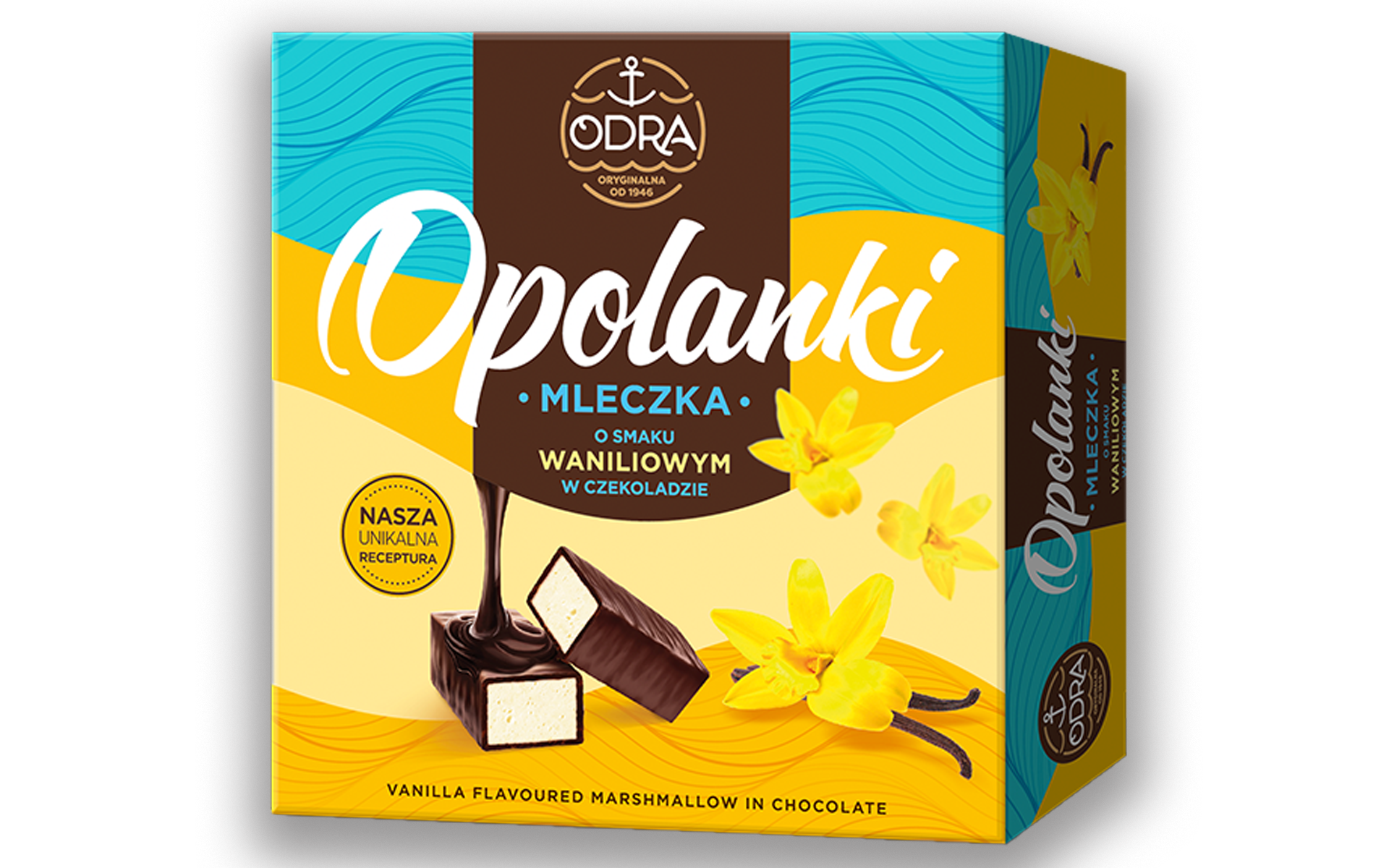 pack of Vanilla Flavored Marshmallow in Chocolate, 400g