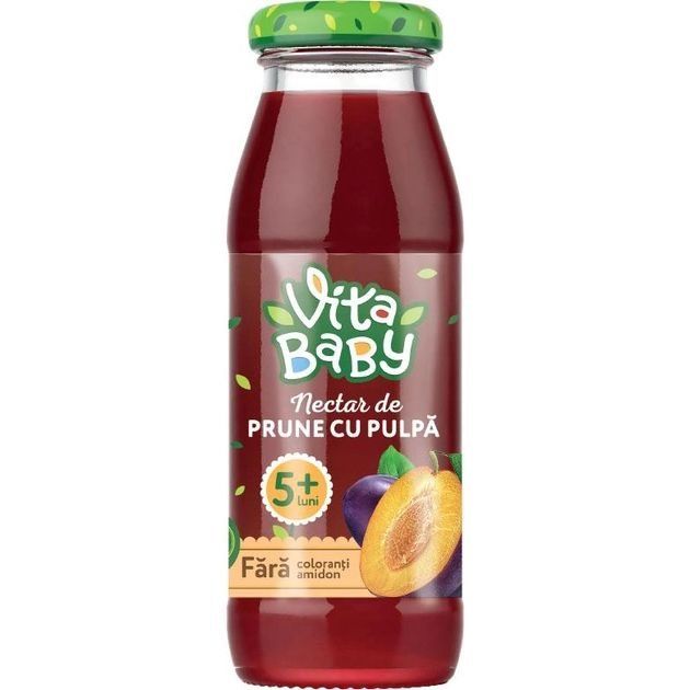 Vita Baby Plum w/ Pulp & Sugar Nectar, 175ml