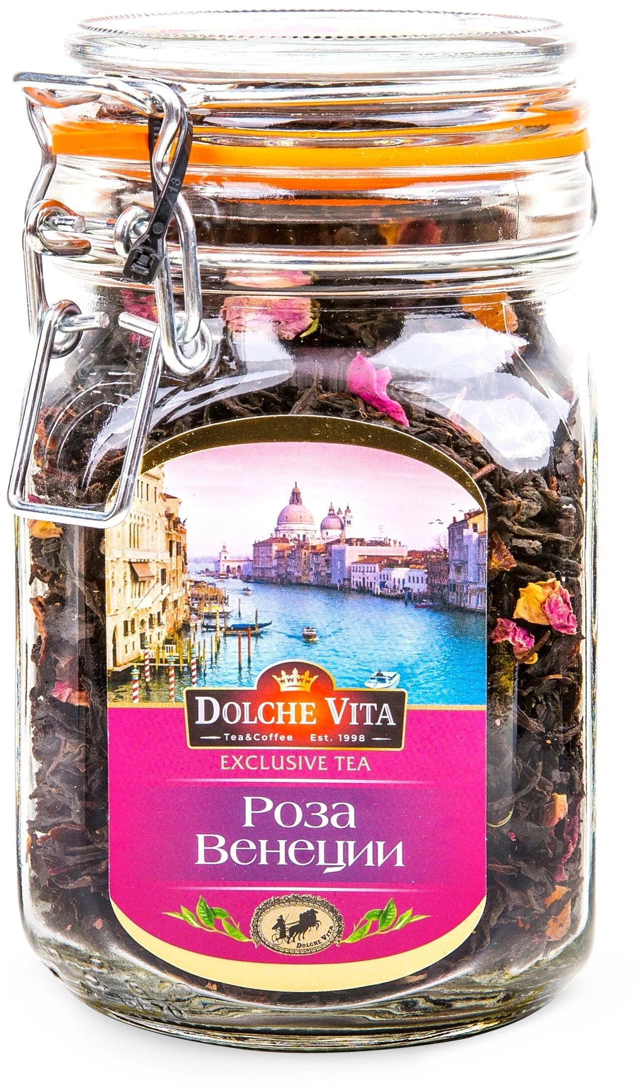 Dolche Vita Black Tea w/ Rose Tea, 125g