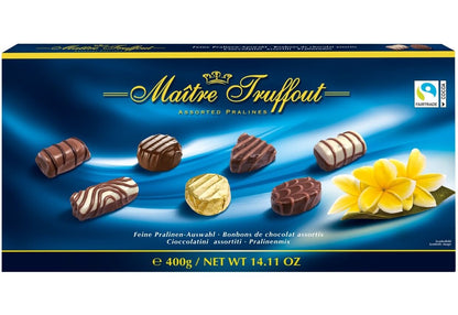 Maitre Truffout Assorted Praline Chocolates, 400g