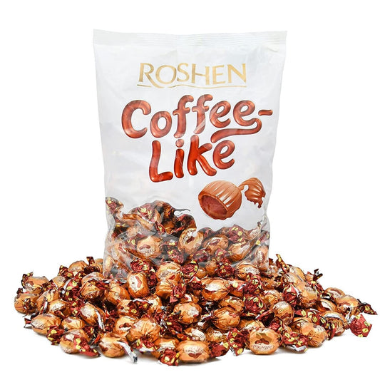 pack of Roshen Coffee-Like Milk Coffee Caramel Candy, 1kg