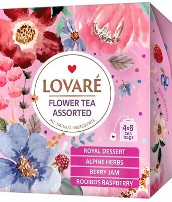 Lovare Flower Tea Assorted Tea, 32TB