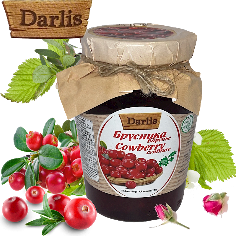 Darlis Confiture Cowberry, 520g