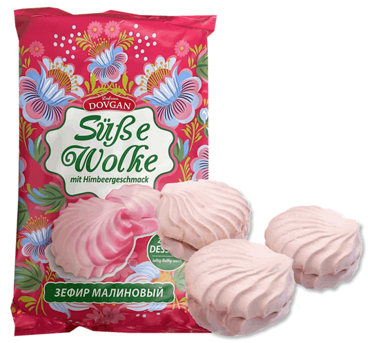 pack of Dovgan Raspberry Zefir, 240g