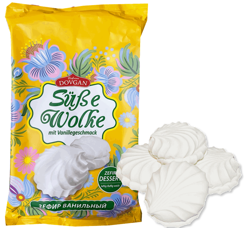 pack of Dovgan Vanilla Zefir, 240g