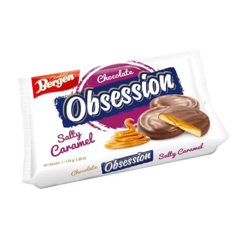 Bergen Chocolate Obsession Salty Caramel Cookies, 110g