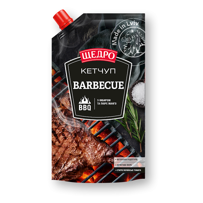 pack of Schedro Barbeque Ketchup w/ Ginger & Mango Puree, 250g