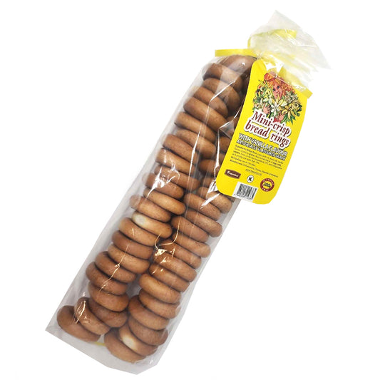 pack of Mini Crisp Bread Rings w/ Vanilla Flavor, 200g