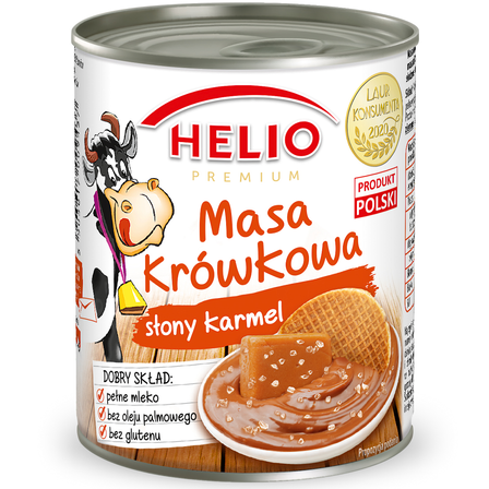 Helio Fudge Mass w/ Salted Caramel Flavor, 400g