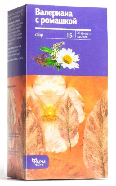 pack of Valerian With Chamomile, 1.5g