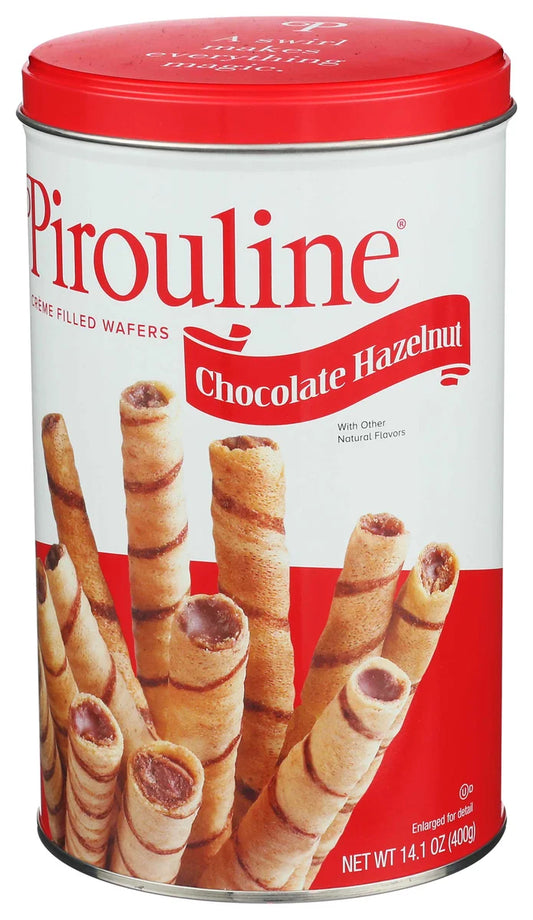 Box of Pirouline Chocolate Hazelnut Creme Filled Wafers, 400g
