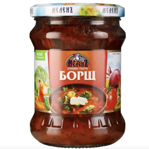 jar of Melen Soup Borscht, 460g