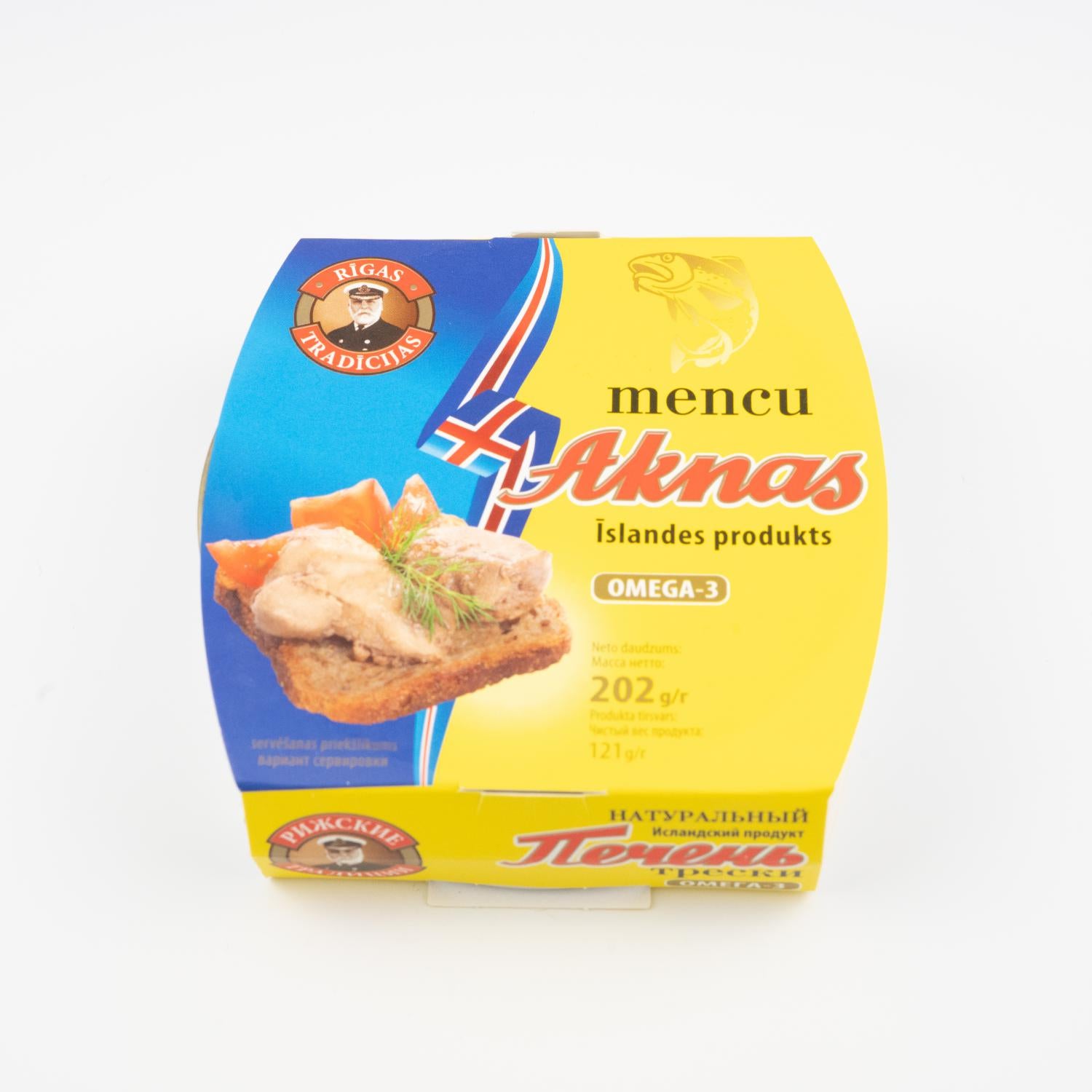 pack of Riga Traditions Mencu Aknas Omega-3, 202g