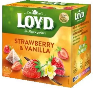 pack of Loyd Strawberry & Vanilla Fruit Tea, 20TB