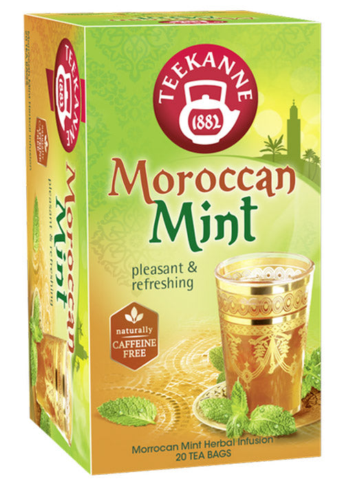 box of Teekanne Moroccan Mint Herbal Infusion, 20TB