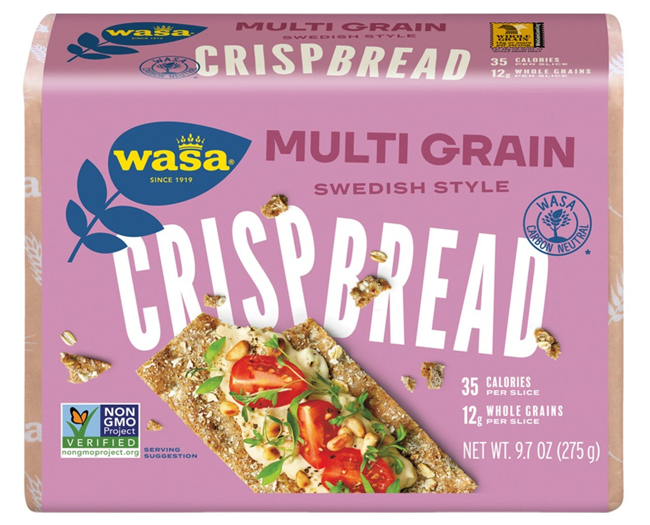 Wasa Multi Grain Swedish Style Crispbread, 275g