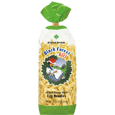 pack of Black Forest Girl Broad Egg Noodles, 454g