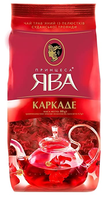 pack of Princess Java Karkade Hibiscus Tea, 80g