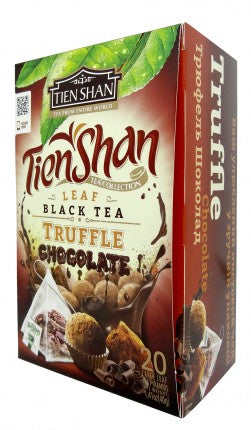 box of Tien Shan Truffle Chocolate Black Tea, 20TB