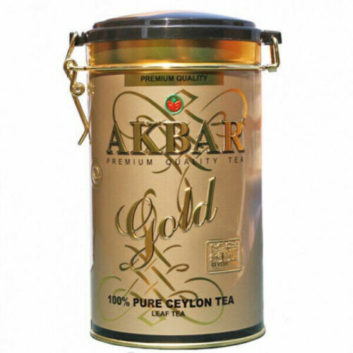 box of Akbar Gold Pure Ceylon Leaf Tea, 450g
