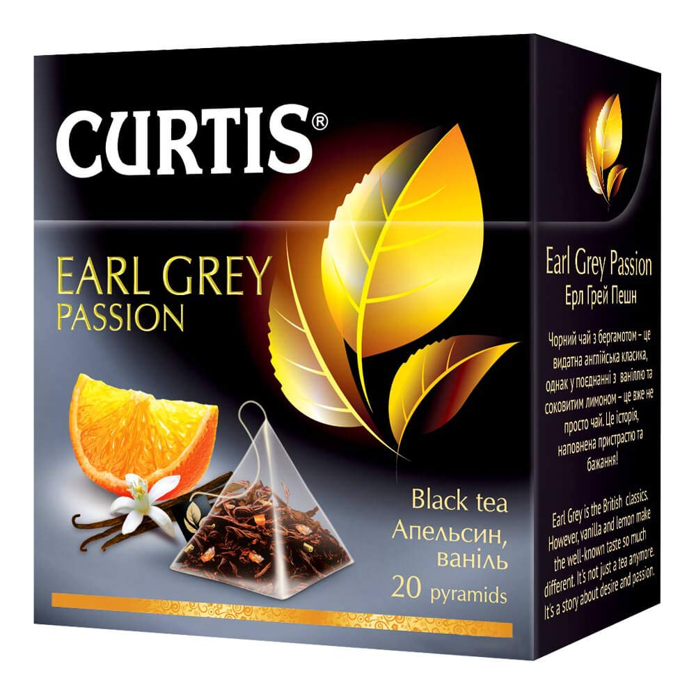 pack of Curtis Earl Grey Passion Black Tea, 20TB