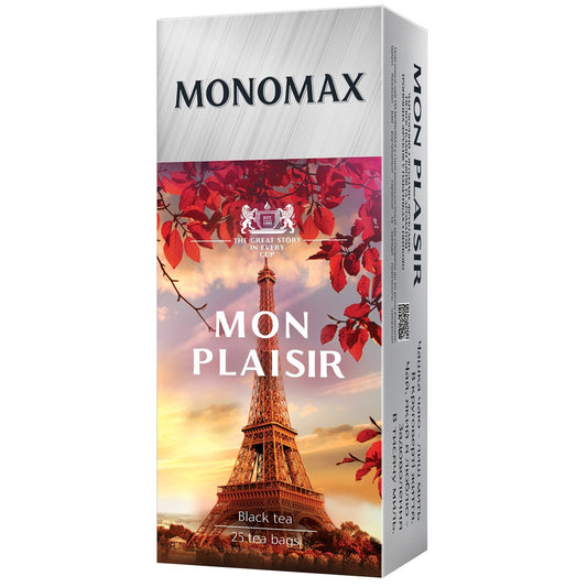 pack of Monomax Mon Plaisir Black Tea, 25TB