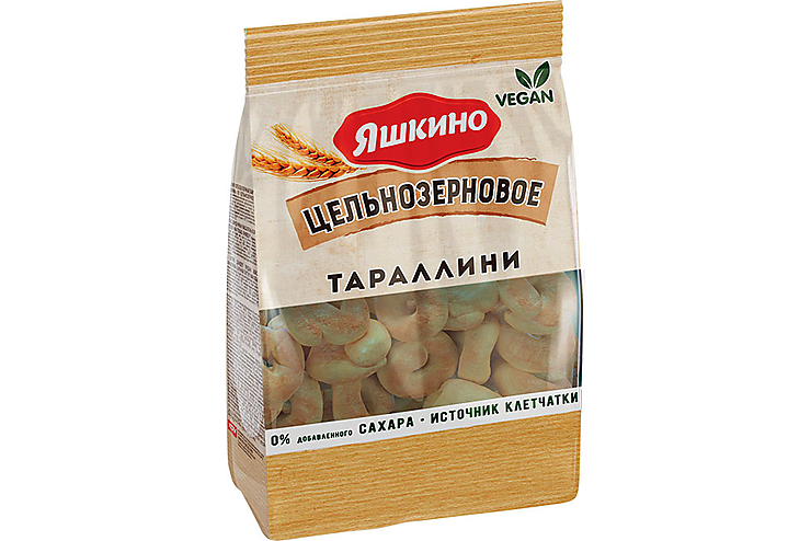 pack of Yashkino Whole Grain Tarallini, 180g