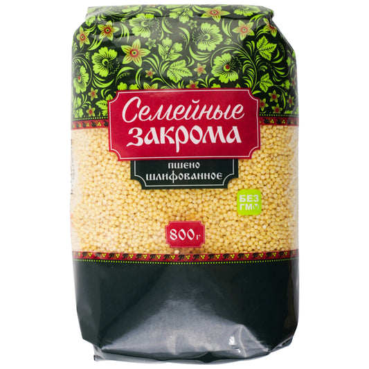 pack of Semeynyye Zakroma Millet, 800g